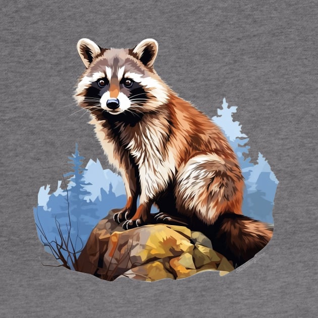 Cute Raccoon Lovers by zooleisurelife